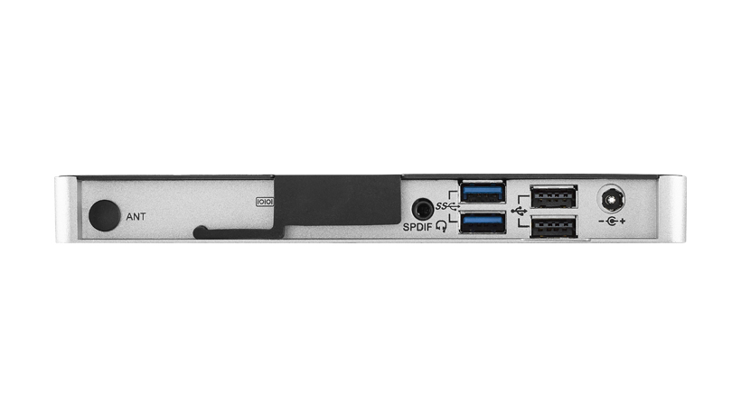 Ultra-Slim Digital Signage player featuring AMD Ryzen R1606G processor, AMD Radeon HD graphics with 3x HDMI 2.0, M.2, 25w CPU TDP with Active cooling and VESA/Desk/Wall/DIN Rail mounting.